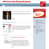 Screenshot der Website